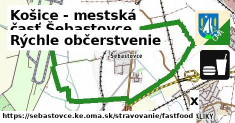 Všetky body v Košice - mestská časť Šebastovce