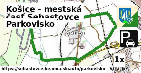 parkovisko v Košice - mestská časť Šebastovce