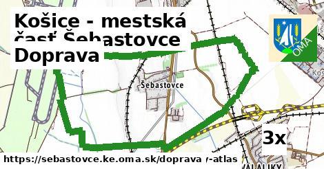 doprava v Košice - mestská časť Šebastovce