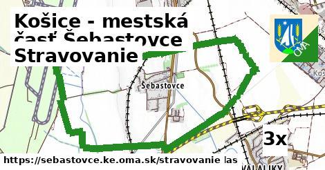 stravovanie v Košice - mestská časť Šebastovce