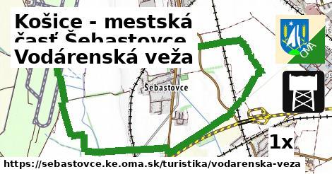 Vodárenská veža, Košice - mestská časť Šebastovce