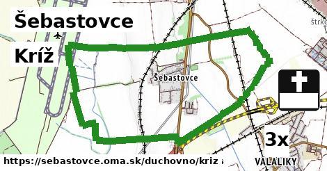 kríž v Šebastovce