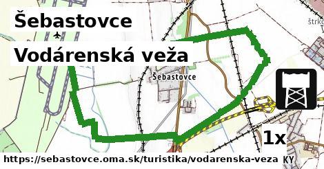 vodárenská veža v Šebastovce