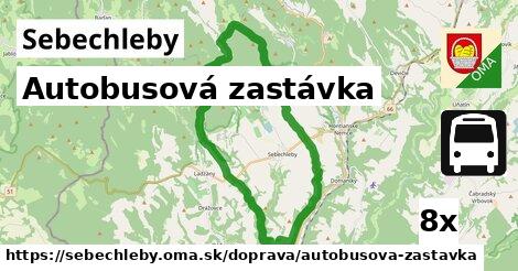 Autobusová zastávka, Sebechleby