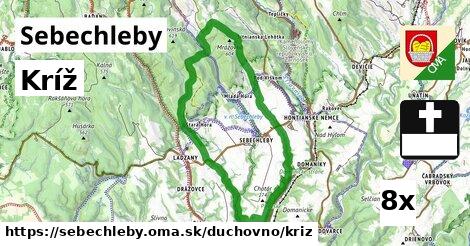 Kríž, Sebechleby