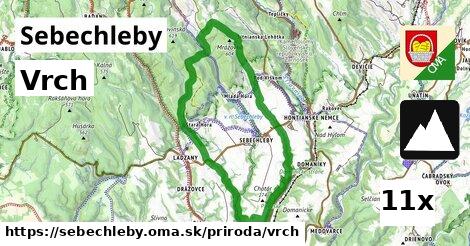 Vrch, Sebechleby