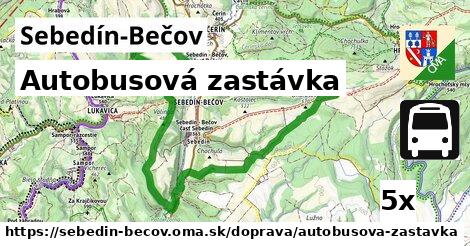 Autobusová zastávka, Sebedín-Bečov