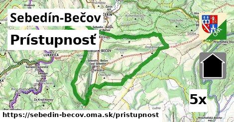 prístupnosť v Sebedín-Bečov