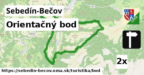 Orientačný bod, Sebedín-Bečov