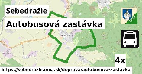 Autobusová zastávka, Sebedražie