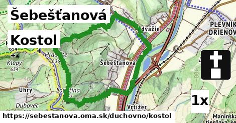 Kostol, Šebešťanová