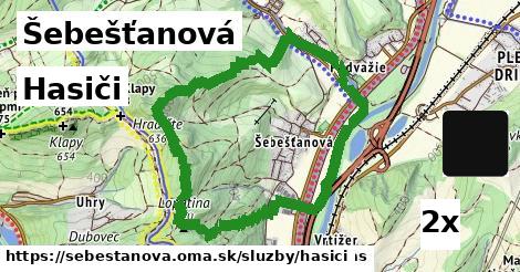 hasiči v Šebešťanová