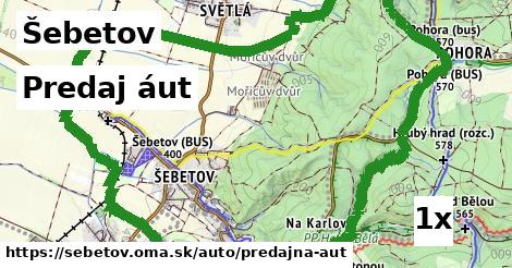 Predaj áut, Šebetov