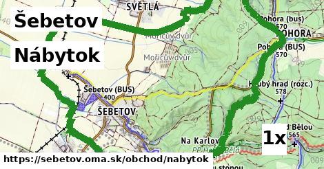 Nábytok, Šebetov