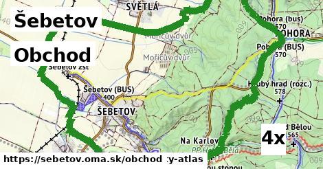 obchod v Šebetov