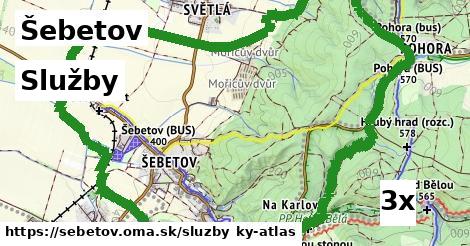 služby v Šebetov