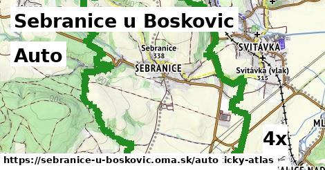 auto v Sebranice u Boskovic