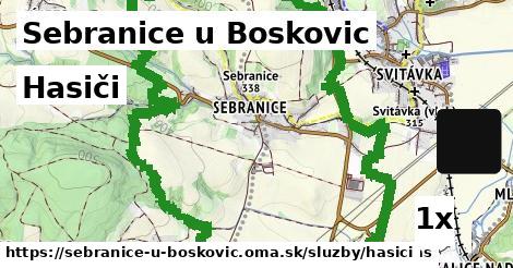 hasiči v Sebranice u Boskovic