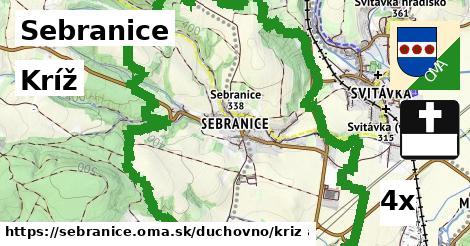 kríž v Sebranice