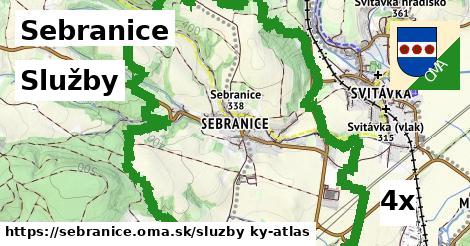 služby v Sebranice