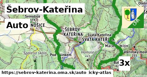 auto v Šebrov-Kateřina