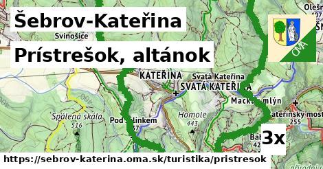 Prístrešok, altánok, Šebrov-Kateřina