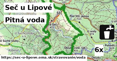 Pitná voda, Seč u Lipové