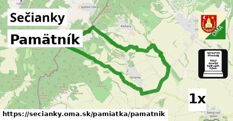 Pamätník, Sečianky