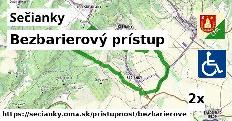 Bezbarierový prístup, Sečianky