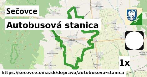 Autobusová stanica, Sečovce