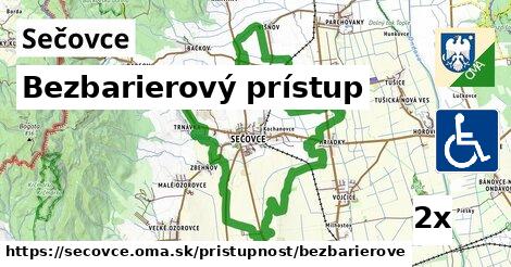 bezbarierový prístup v Sečovce