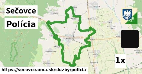 Polícia, Sečovce