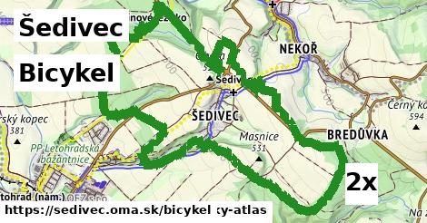 bicykel v Šedivec