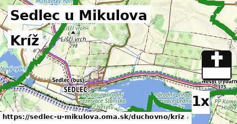 Kríž, Sedlec u Mikulova