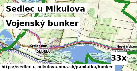 vojenský bunker v Sedlec u Mikulova