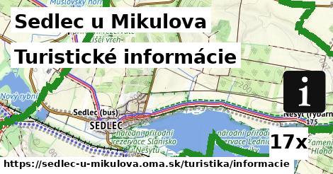 Turistické informácie, Sedlec u Mikulova