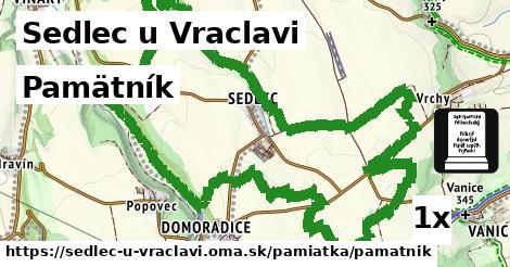 Pamätník, Sedlec u Vraclavi