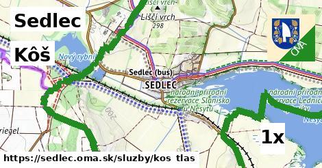 kôš v Sedlec
