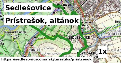 Prístrešok, altánok, Sedlešovice