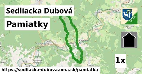 pamiatky v Sedliacka Dubová