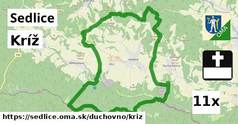 Kríž, Sedlice