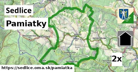 pamiatky v Sedlice