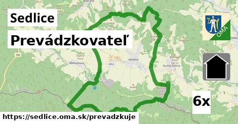 prevádzkovateľ v Sedlice