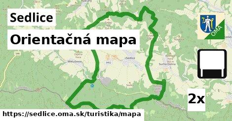 Orientačná mapa, Sedlice