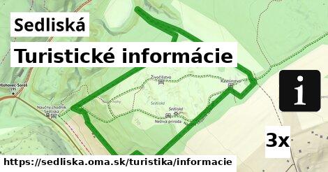 Turistické informácie, Sedliská