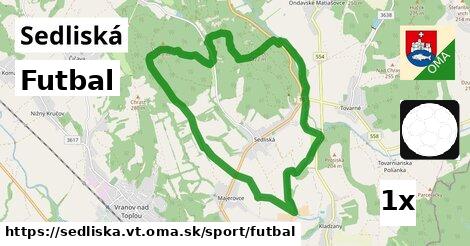 Futbal, Sedliská, okres VT