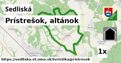 Prístrešok, altánok, Sedliská, okres VT