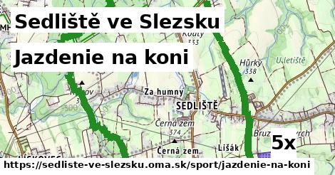 jazdenie na koni v Sedliště ve Slezsku