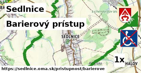 Barierový prístup, Sedlnice