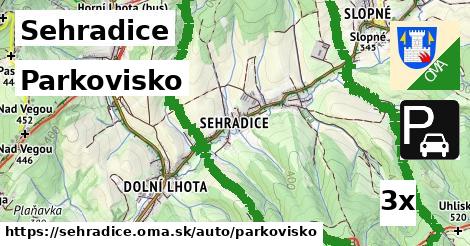 Parkovisko, Sehradice